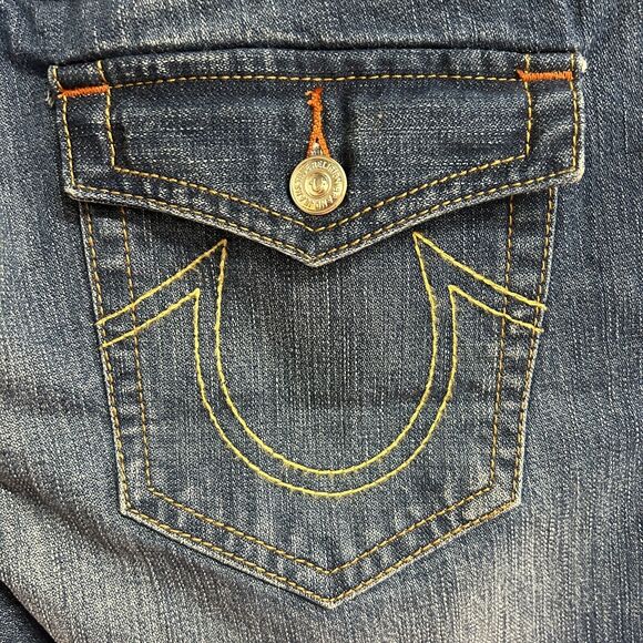 True Religion Emma Mid Rise Bermuda Shorts Size 27 NEW - Picture 9 of 12